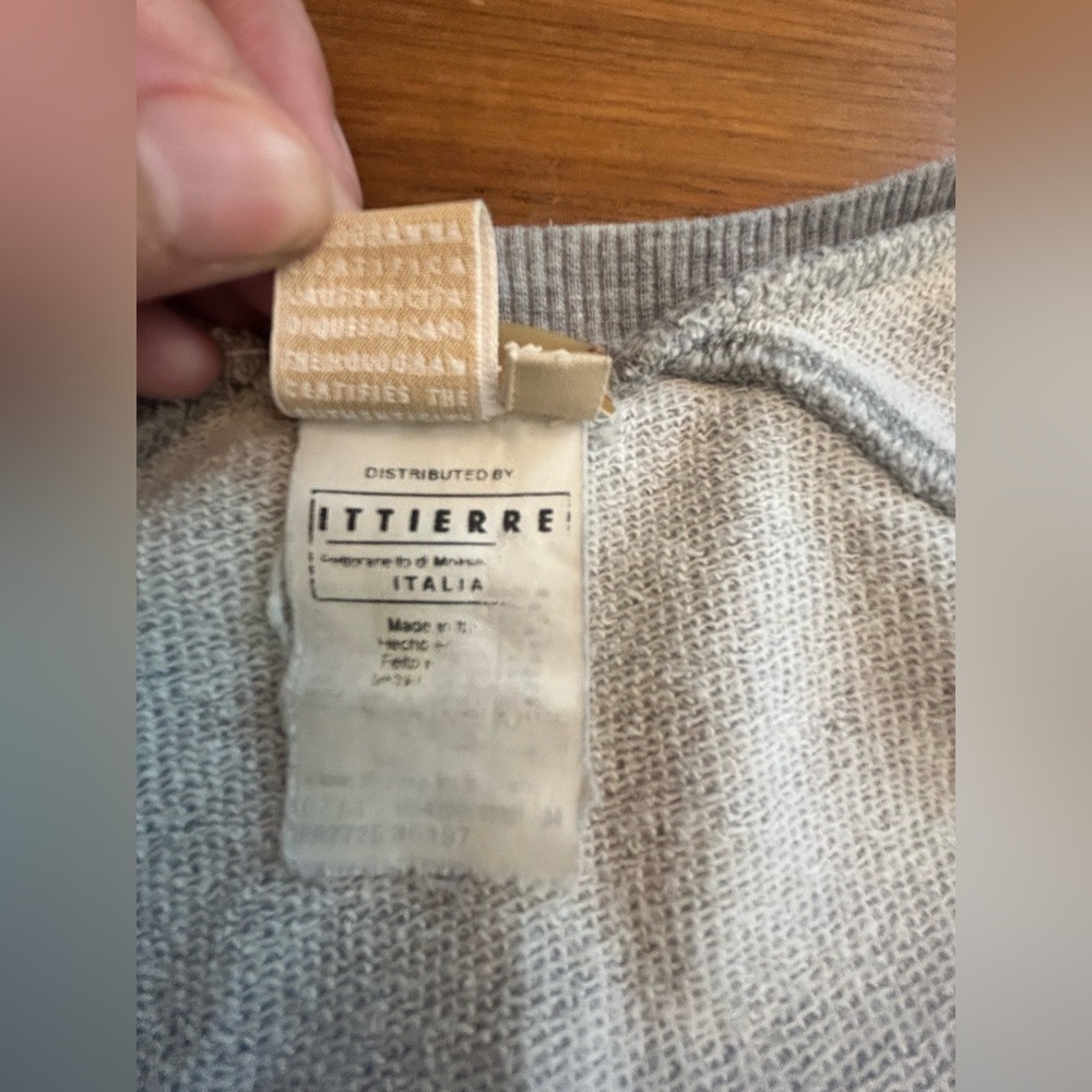 Galliano Light Gray Embellished Sweater - Picture 6 of 12
